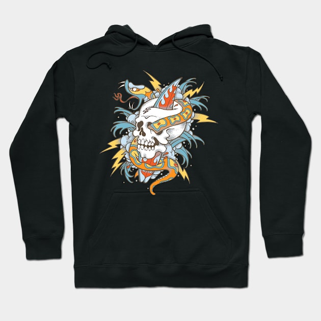 Invaded Skull Hoodie by viSionDesign